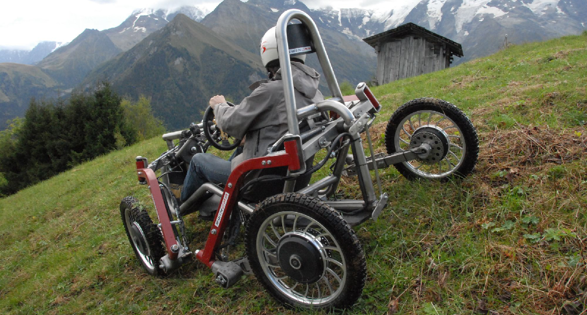 Le véhicule électrique tout terrain de loisir par excellence Le Swincar ESpider mobiliteur